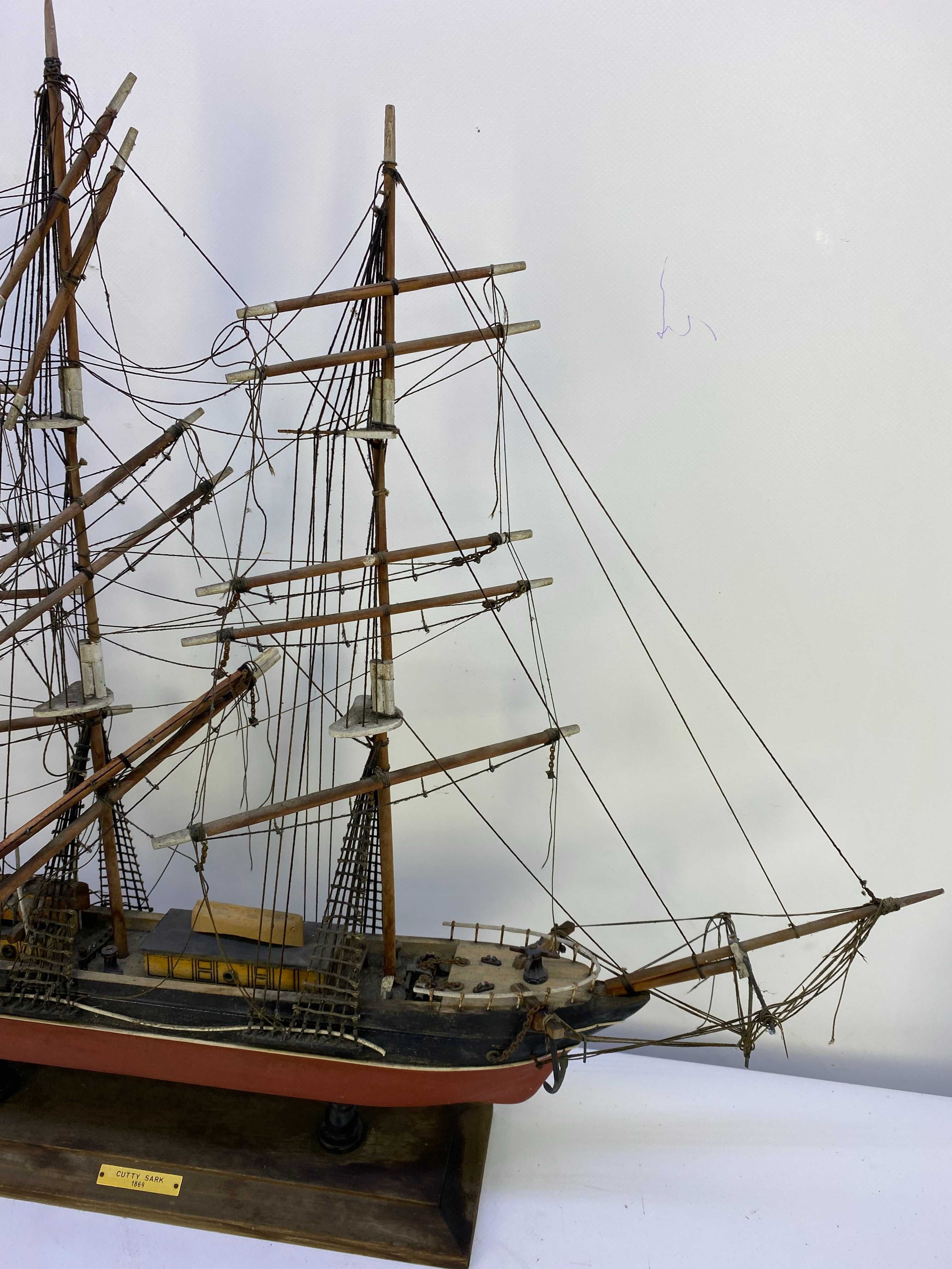 Statek zaglowiec cutty sark model z 1869