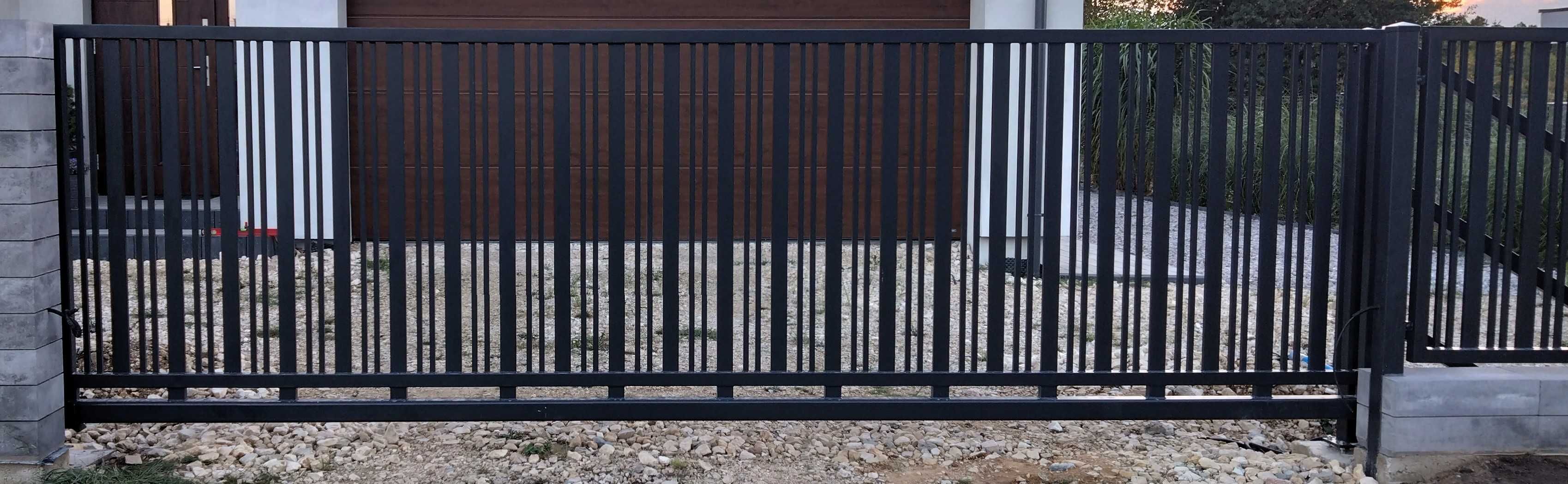 Brama przesuwna ,brama skrzydłowa,płot, przęsło