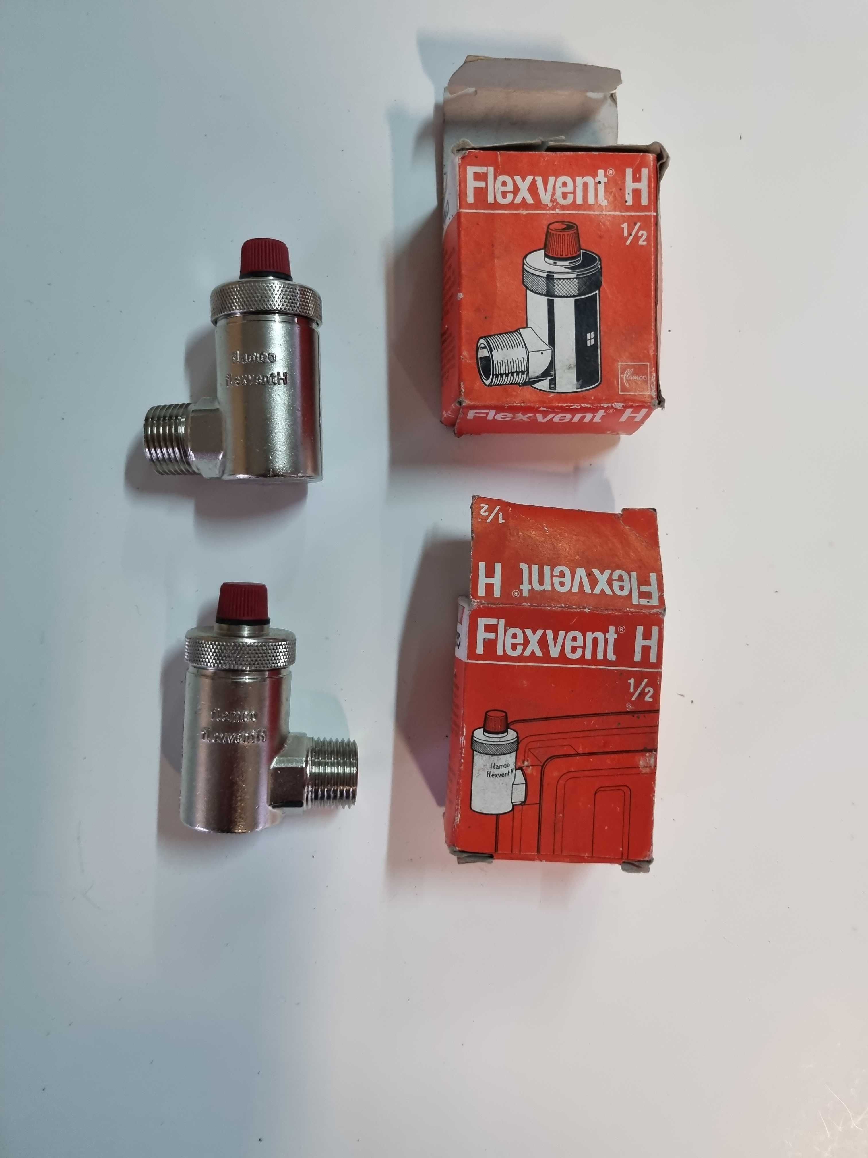 Odpowietrznik Flexvent H 1/2" Kątowy, Nikiel