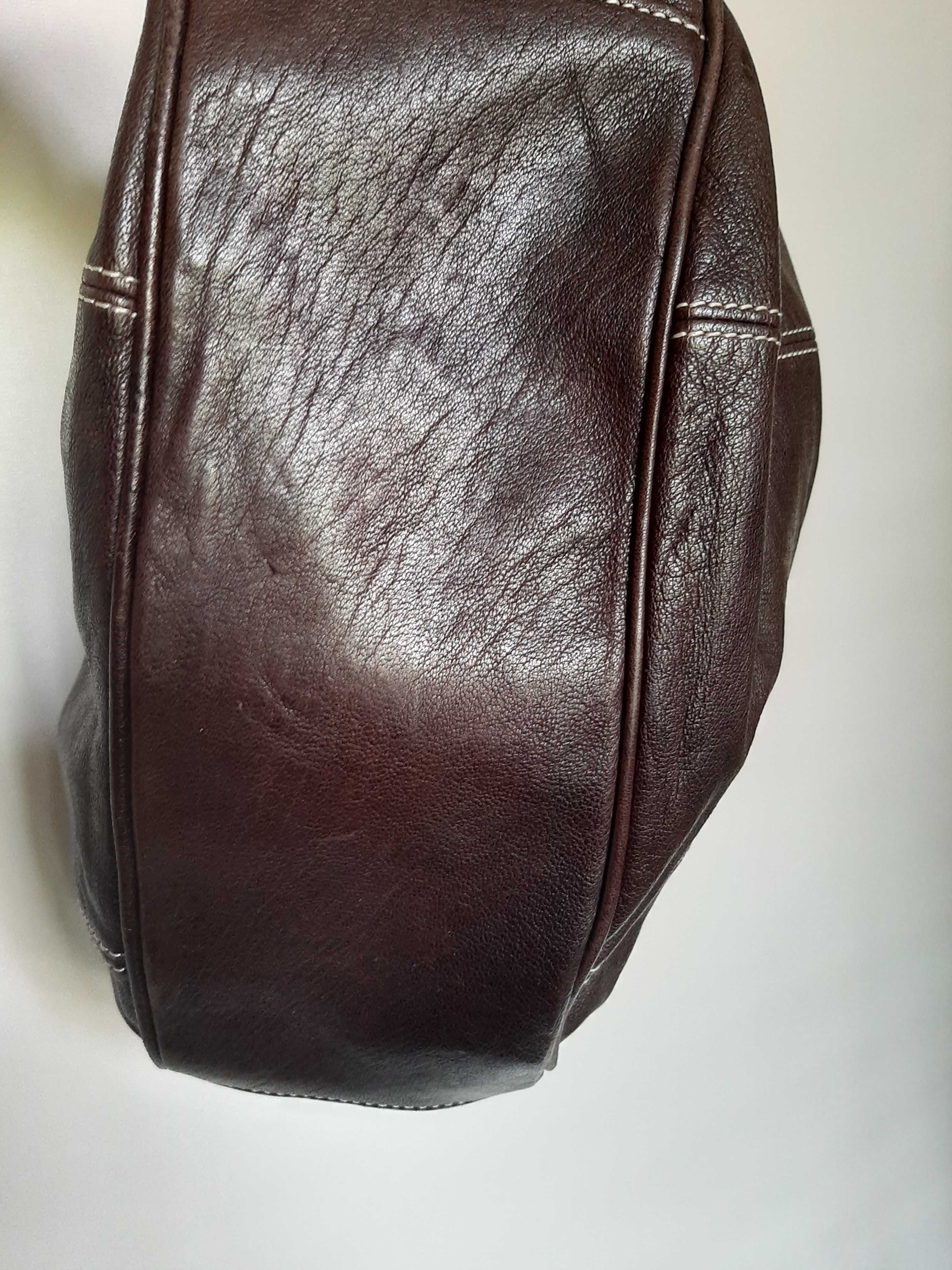 TED BAKER torba ze skóry naturalnej