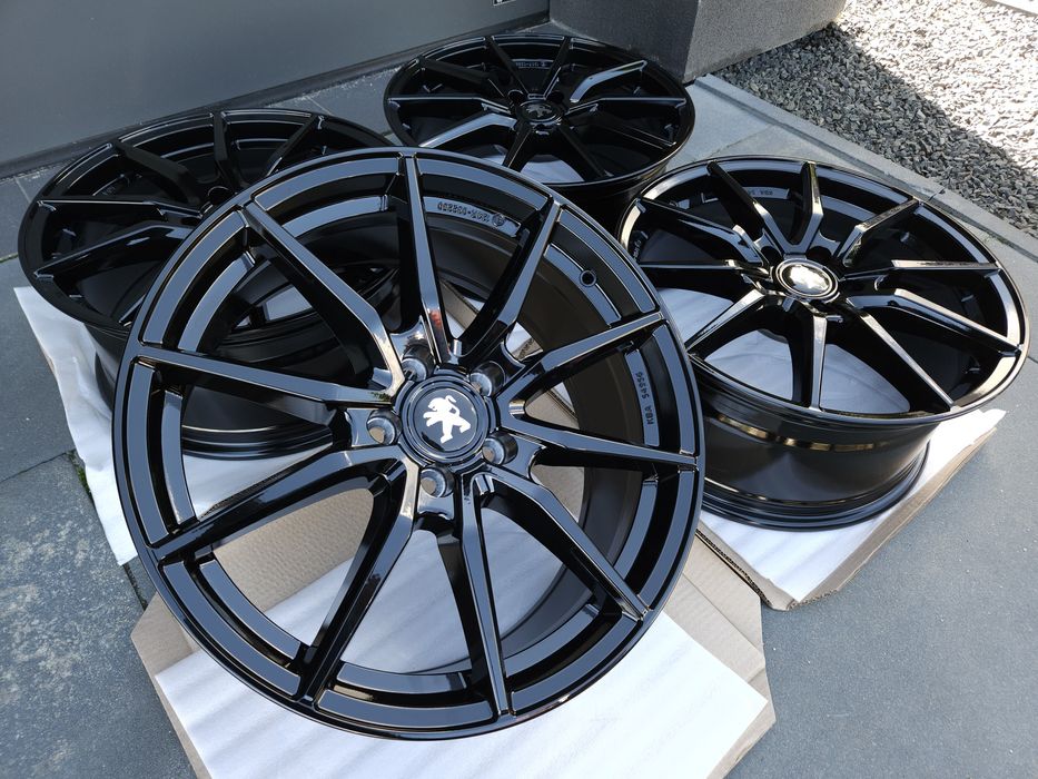 Peugeot 18 " Nowe 5x108 Felgi 308 GT 508 RXH 3008 Czarne 5008