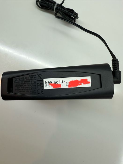 Бездротовий маршрутизатор (роутер) Mikrotik hAP ac lite 2,4/5 ГГц
