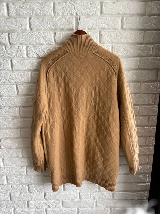 Шерстяний вʼязаний светр куртка зіпка Burberry wool