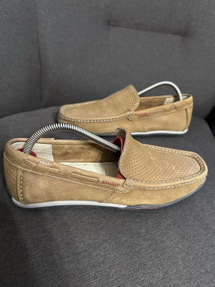 Clarks мокасины туфли кожанные