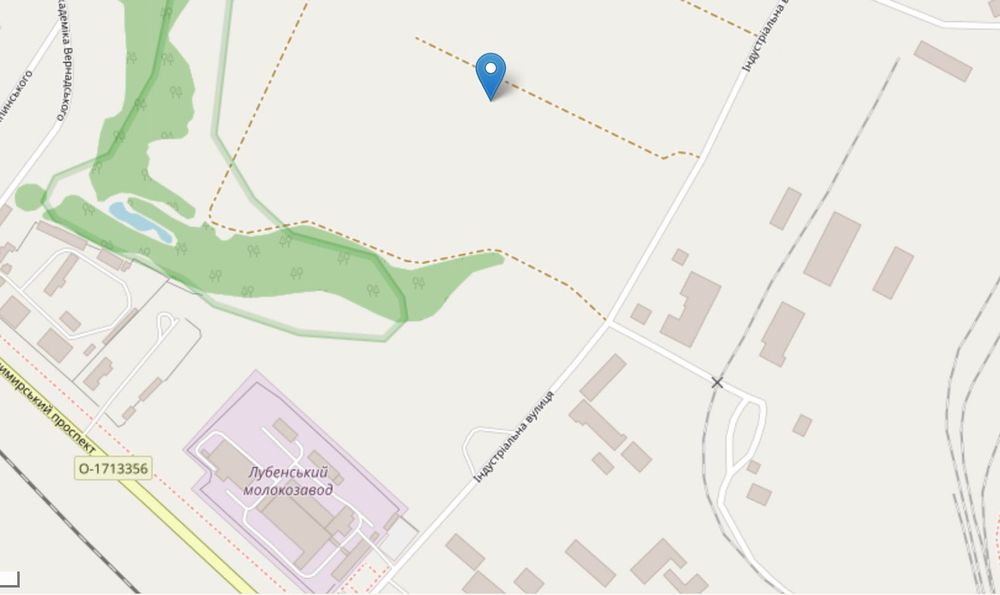 17,3158 га під промисловість вул. Індустріальній в м. Лубни