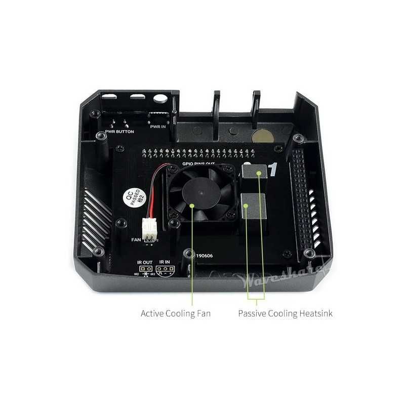 Caixa Argon One p/ Raspberry Pi 4 com active cooling e software