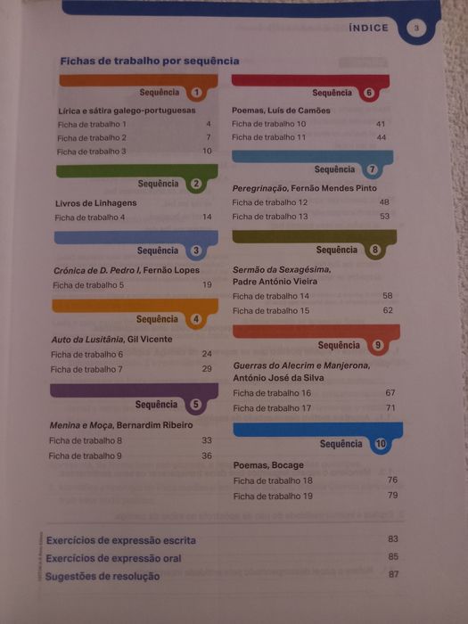 Caderno de atividades de LIteratura 10°