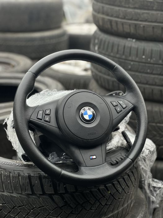 М Руль БМВ Е60 Е61 Дорестайлінг Під Кнопку Старт/Стоп М Кермо BMW