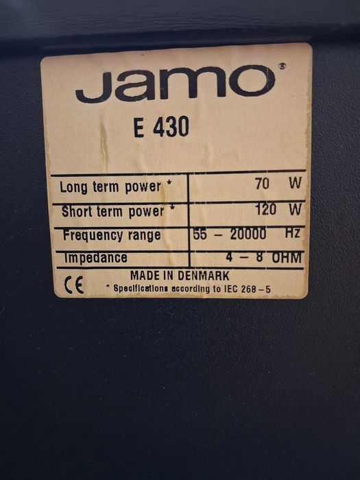 Głośniki duńskiej firmy JAMO