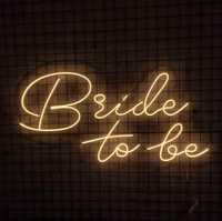 Bride to be napis ledowy Led ledon neon ślub wieczór panieński