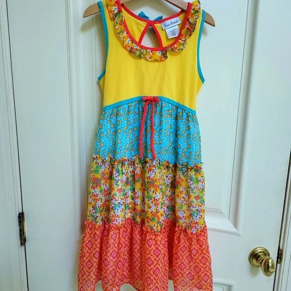 Jona Michelle сукня плаття сарафан літній кольоровий квітковий принт