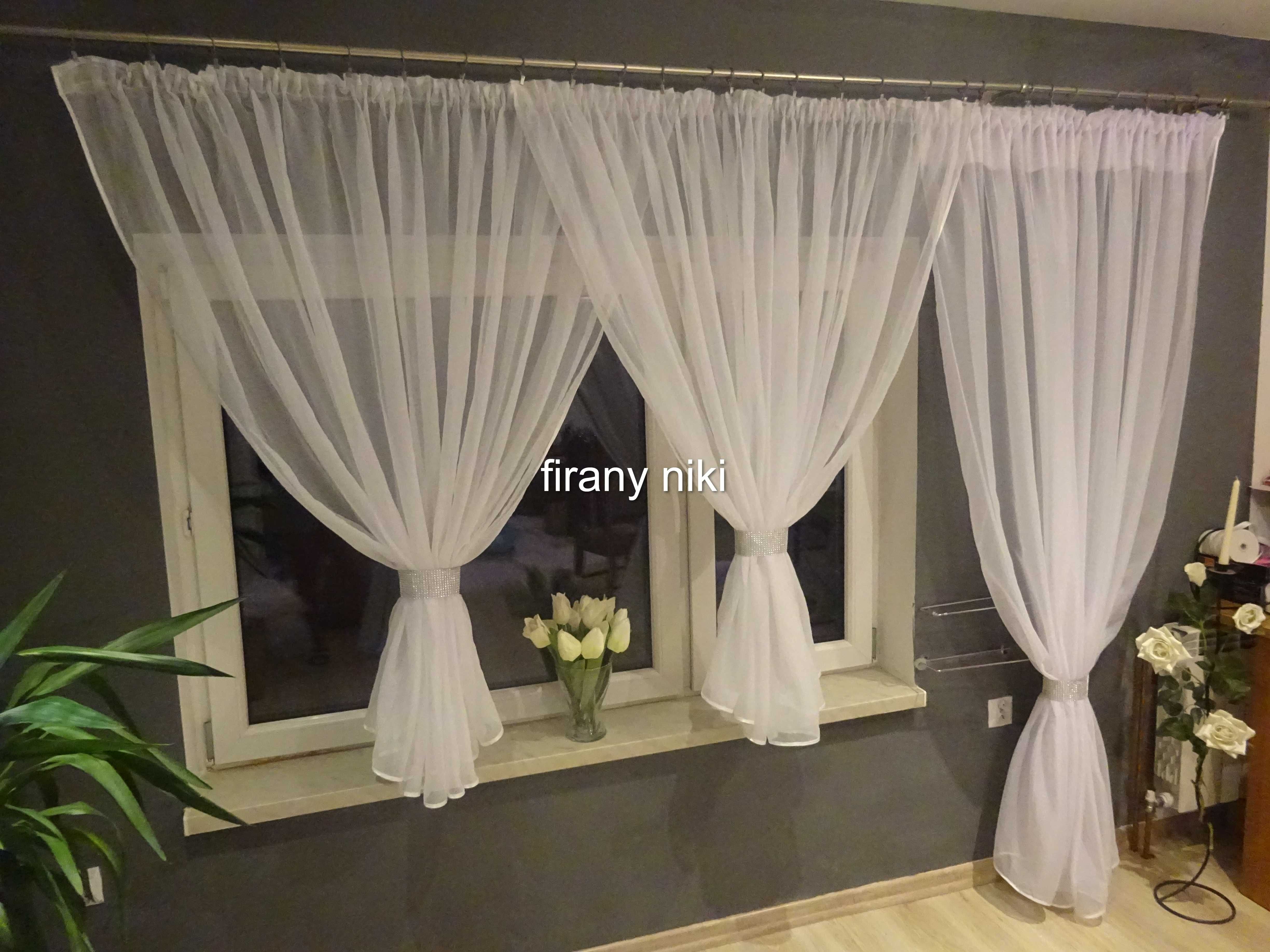 Firana balkon cyrkonie 700x250