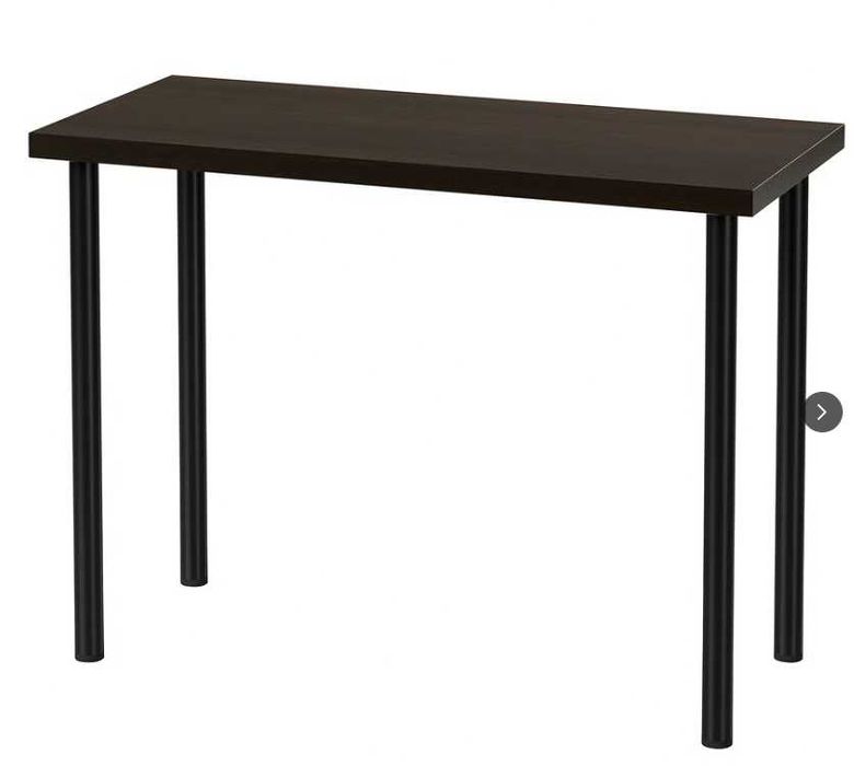 Secretária LINNMON / ADILS  Mesa preta IKEA 100cm