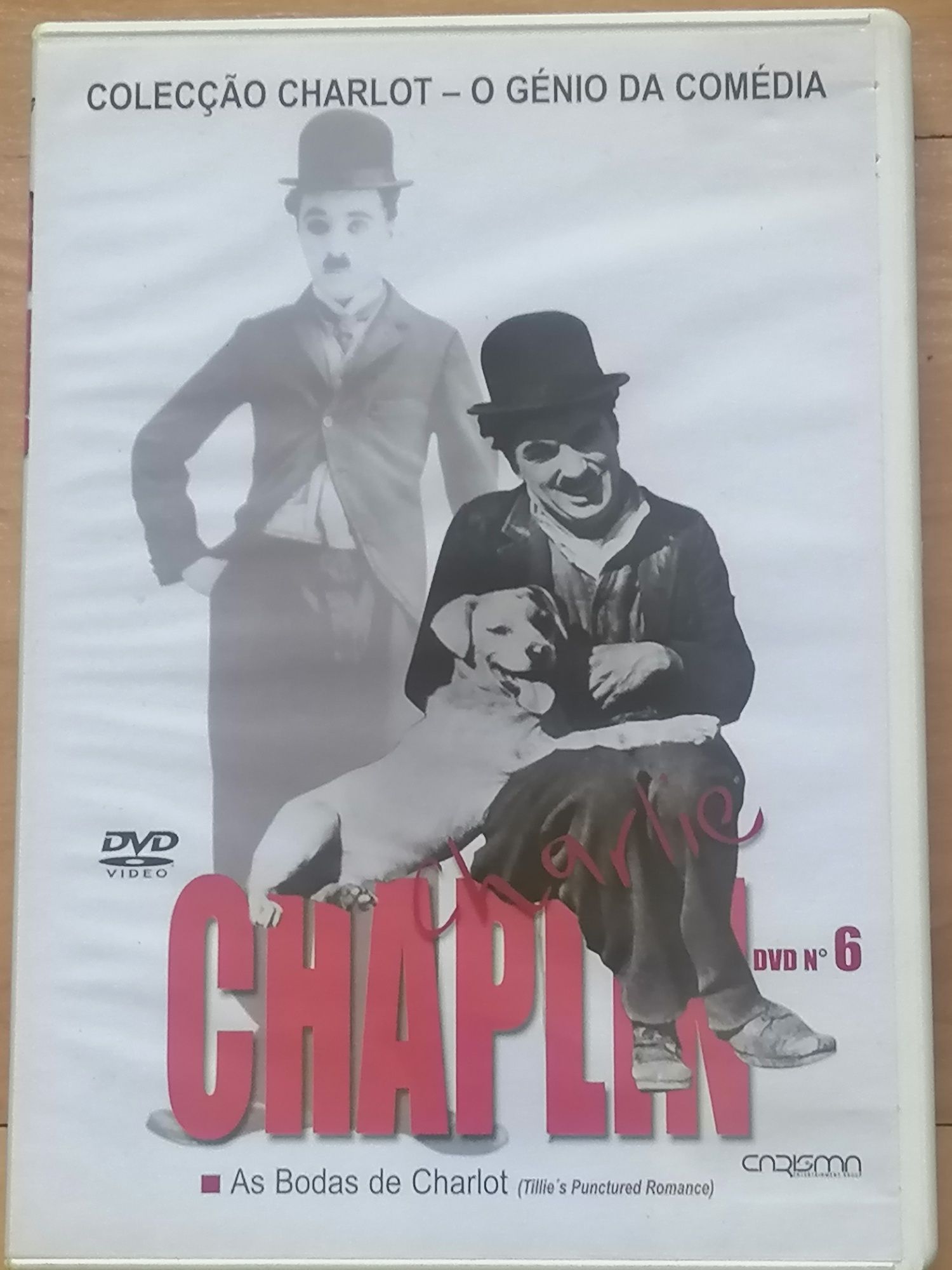 DVD de Charlie Chaplin usado em bom estado