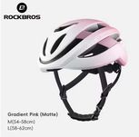 kask rowerowy ROCKBROS gradient biało różowy