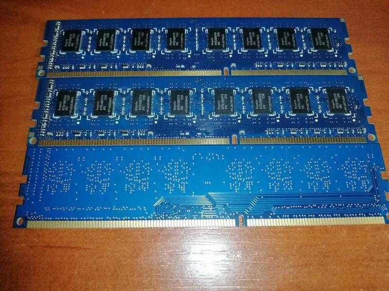 Пам'ять ddr3 2gb hunix 10600 частотою 1333mhz на 8 і 16 модулів