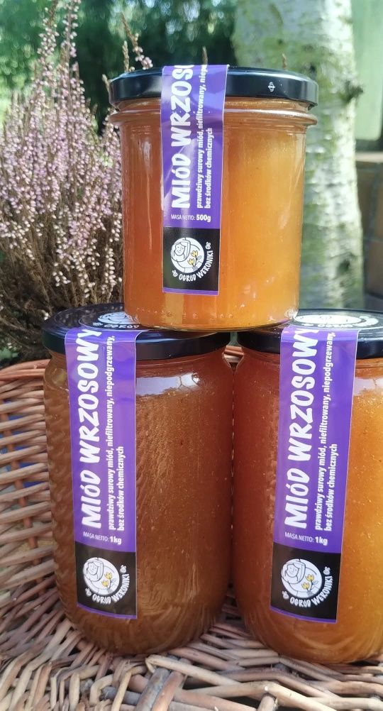 Miód wrzosowy 1kg
