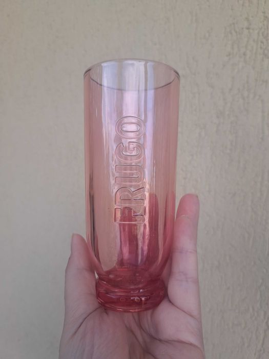 Zestaw 6 szklanek Frugo, kolor rozalinowy