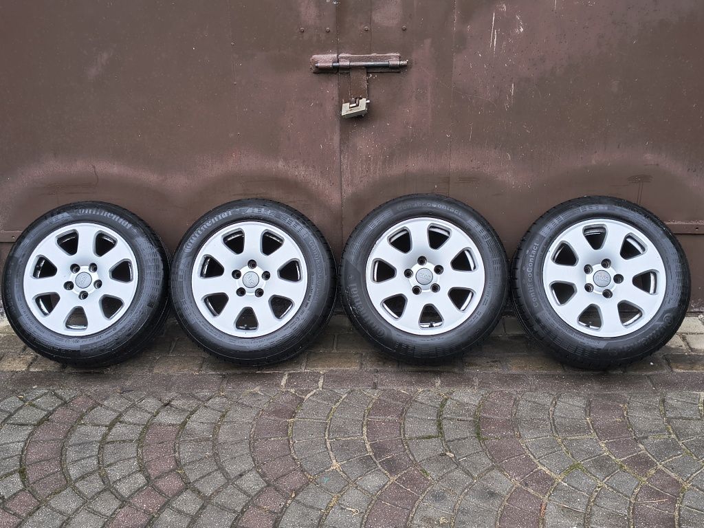 Koła audi A4 A3 5x112 r15 opony Continental 185/65/15 koła vag