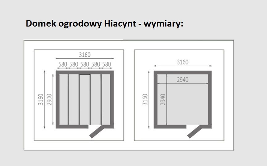 Domek drewniany Hiacynt 3x3 m narzędziowy ogrodowy DARMOWA DOSTAWA