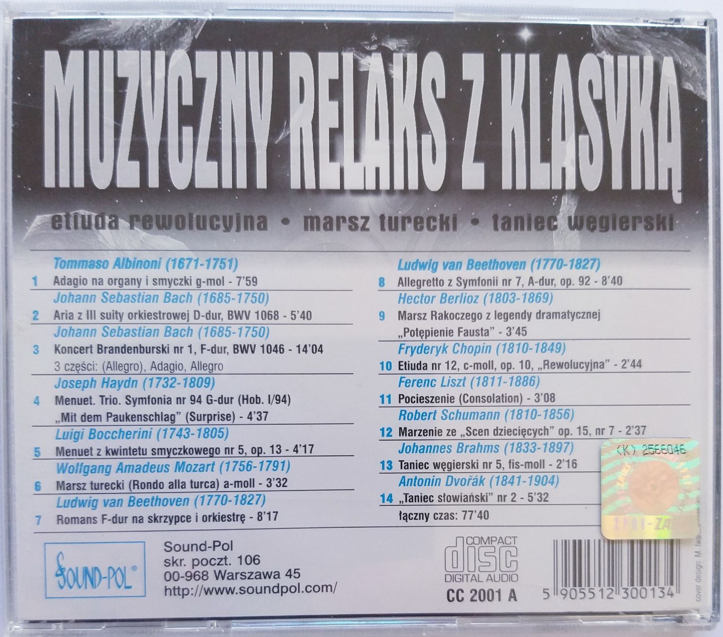 Muzyczny Relaks z Klasyka cz. 1  1998r