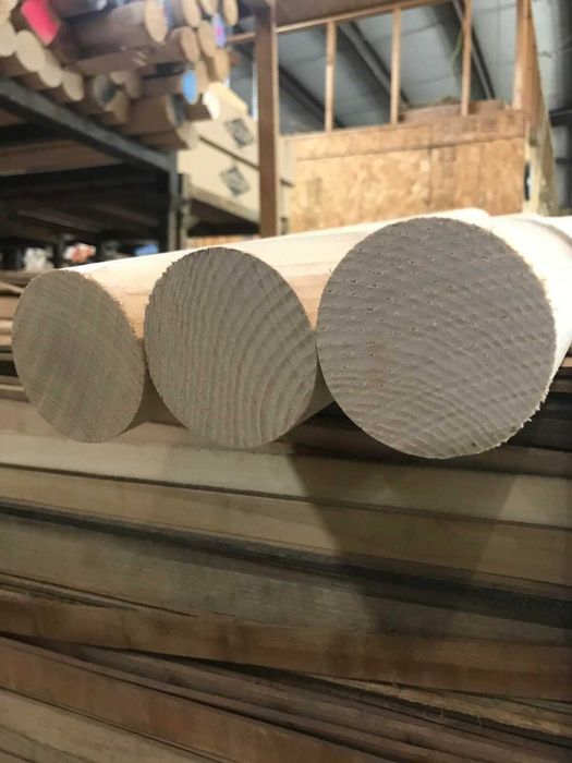 Wałki Bale Palisada Kołki Stemple Drewno Toczone 10cm Dowolny Wymiar