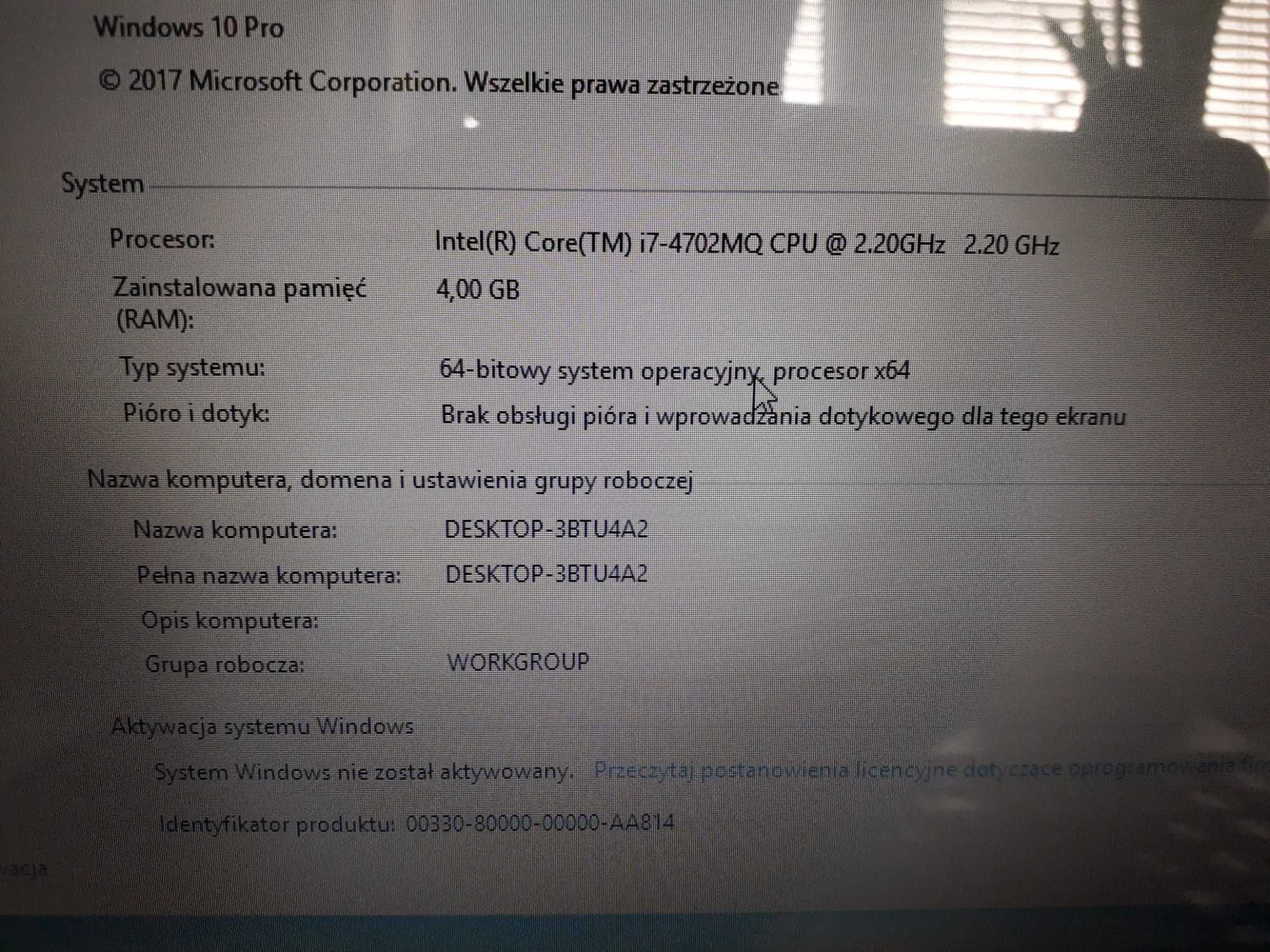 Laptop Lenovo G510 i7 Windows 10