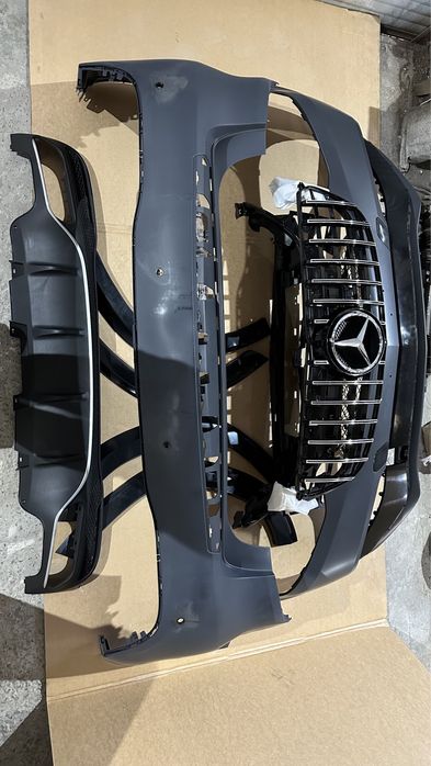 Обвес бампера решетка расширители Body kit Mercedes GLS 63 AMG X166