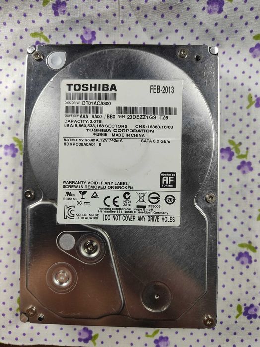 Toshiba DT01ACA300 3TB