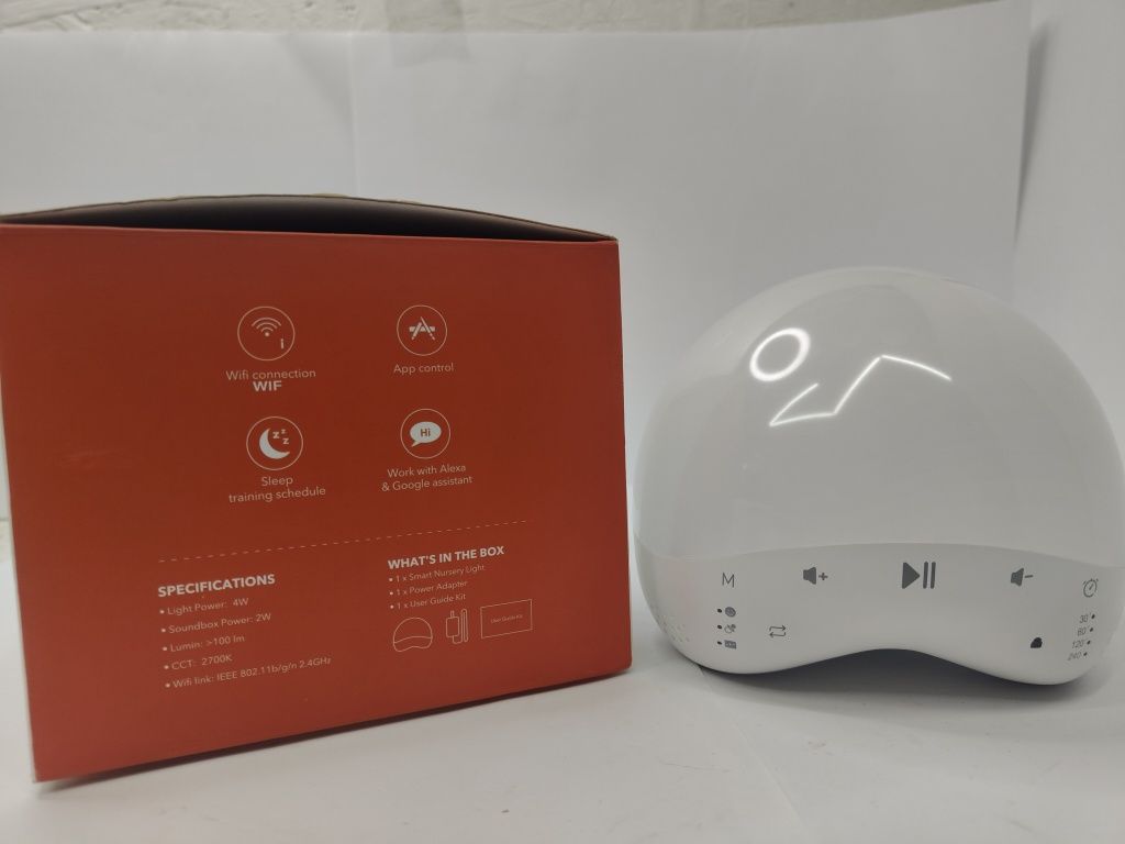 Lampka nocna Smart dla dzieci z dźwiękami natury