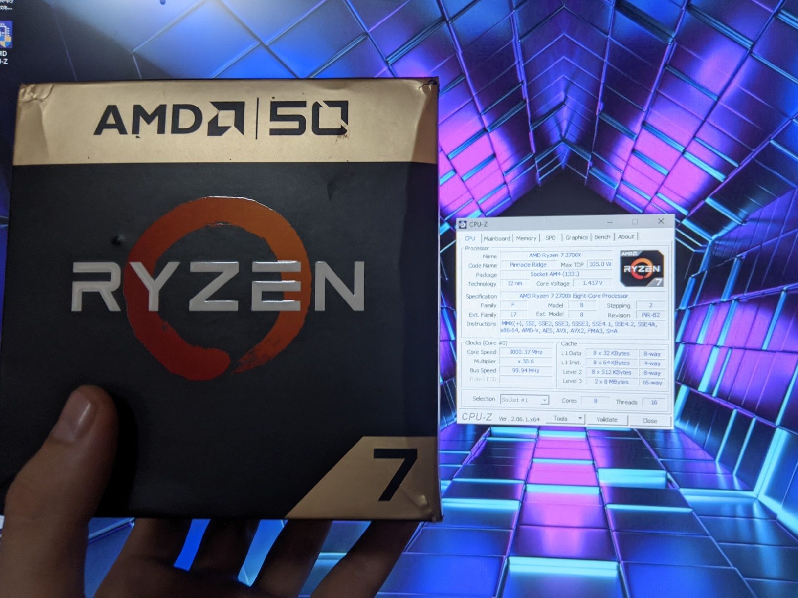 AMD Ryzen 7 2700X Gold Edition
