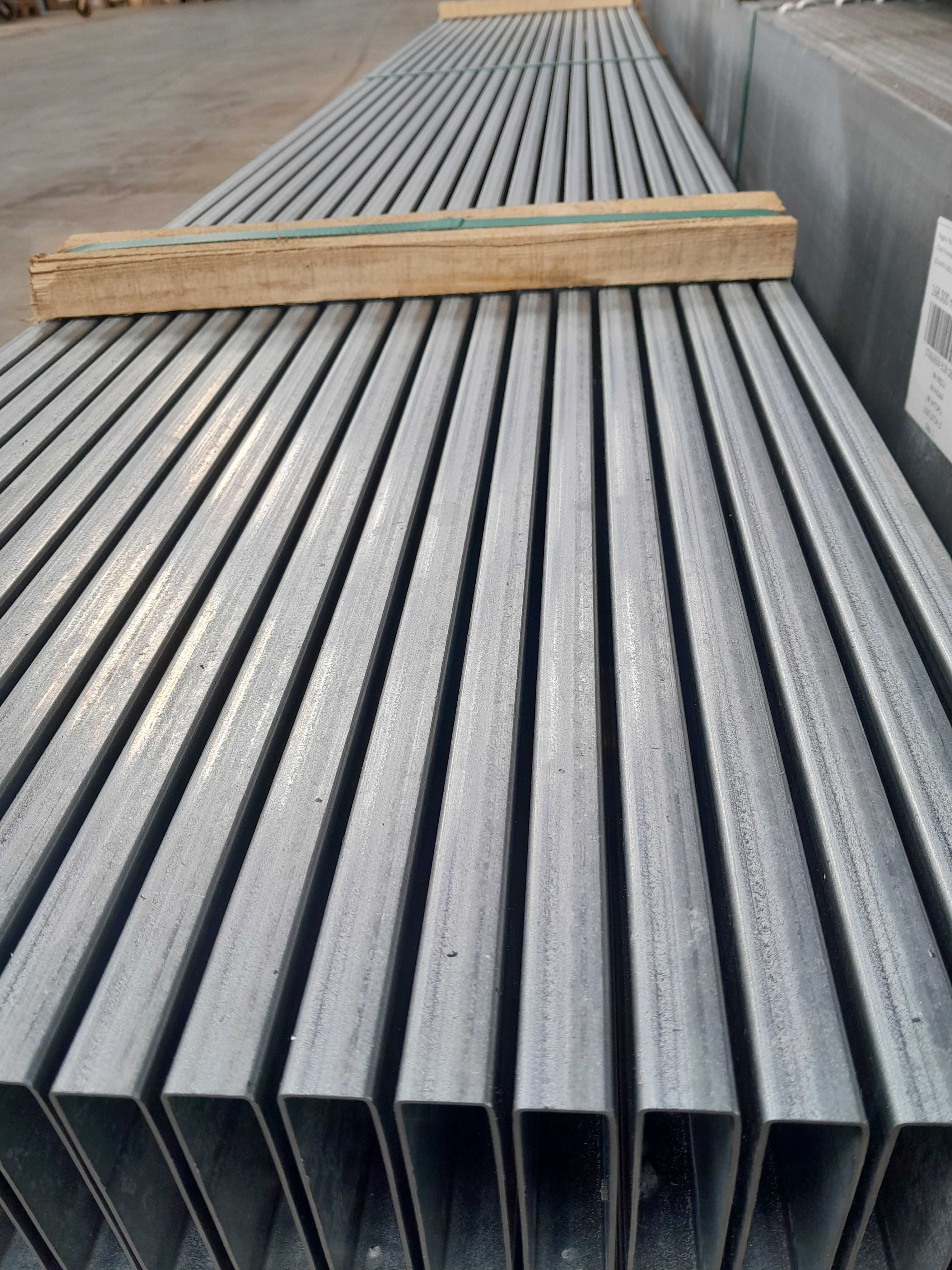 Ceownik z/g 40x20x2 stal stalowy I gatunek 40 20 2 sztangi 6mb 6 mb