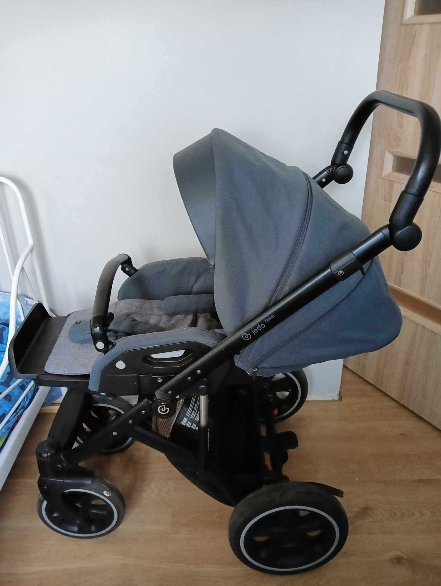 Wózek Jedo Tamel 2 w 1 PLUS fotelik z adapterem do wózka