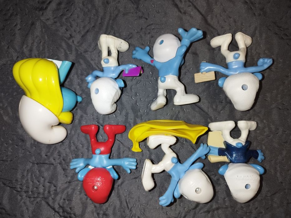 Smerfy z McDonald's zestaw