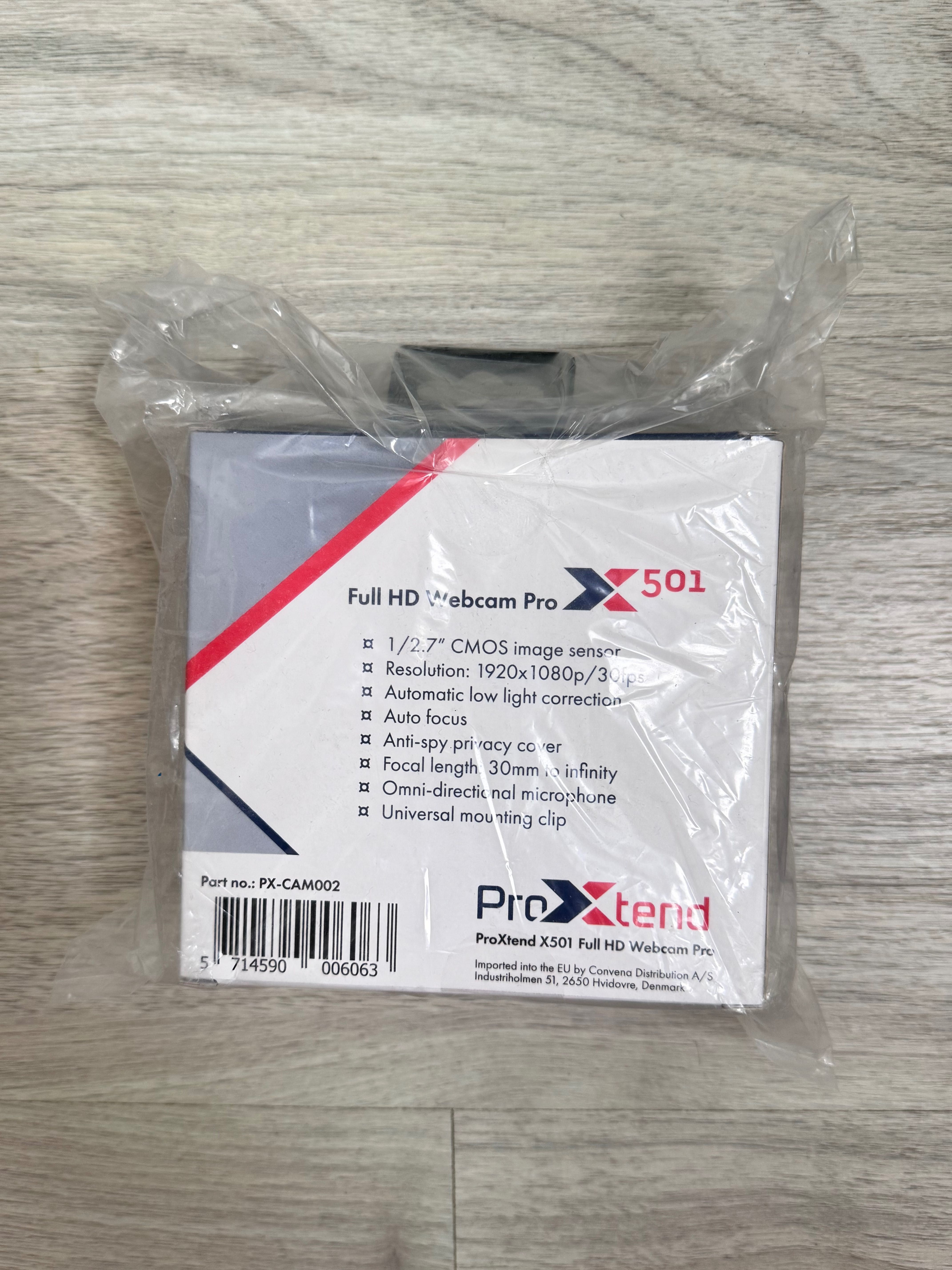 Webcam ProXtend X501 Full HD Webcam Pro – nova, selada