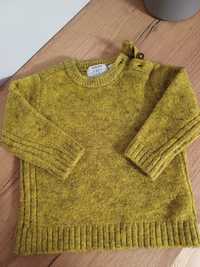 Elegancki sweter Zara dla chłopca rozmiar 80