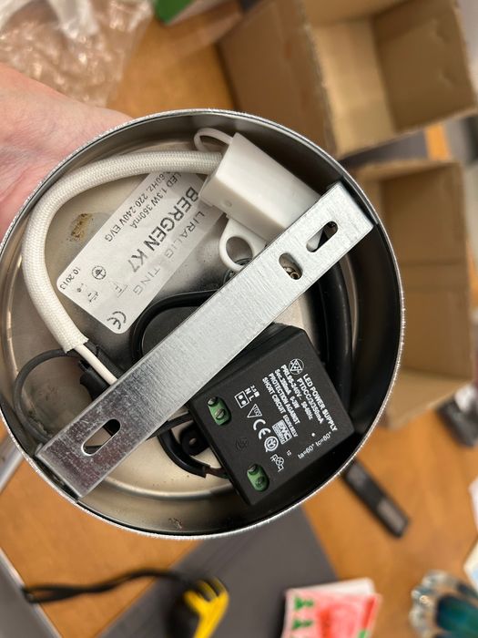 Kinkiet lampa ścienna  Lira Lightning Bergen K7 chrom