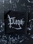 Naszywka logo Plaga black metal handmade