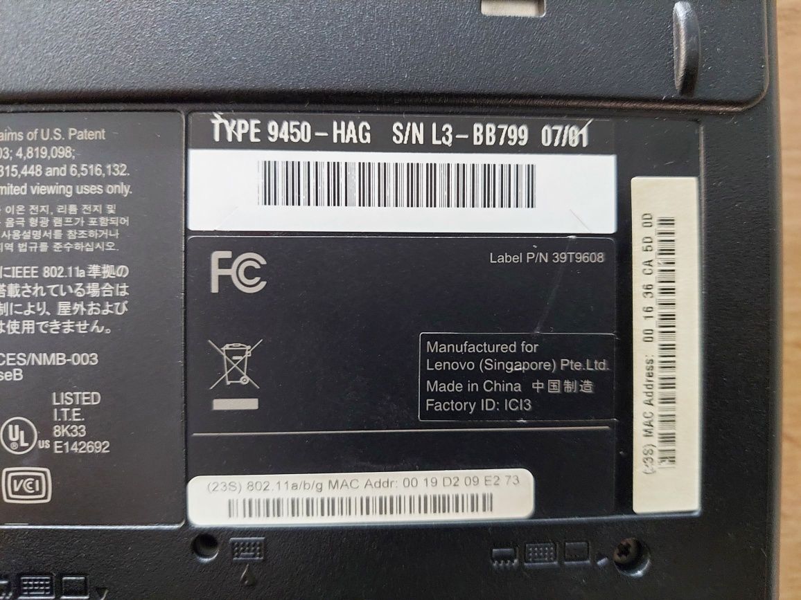 Legendarny IBM ThingPad Lenovo Z61m