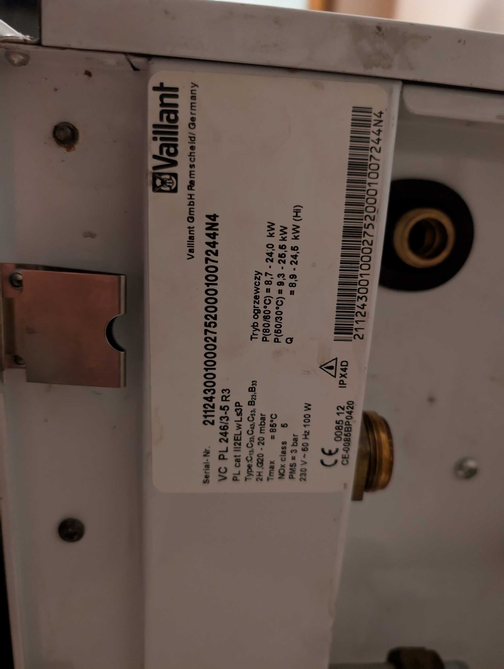 Piec gazowy Vaillant Ecotec Vc Plus 246/3-5