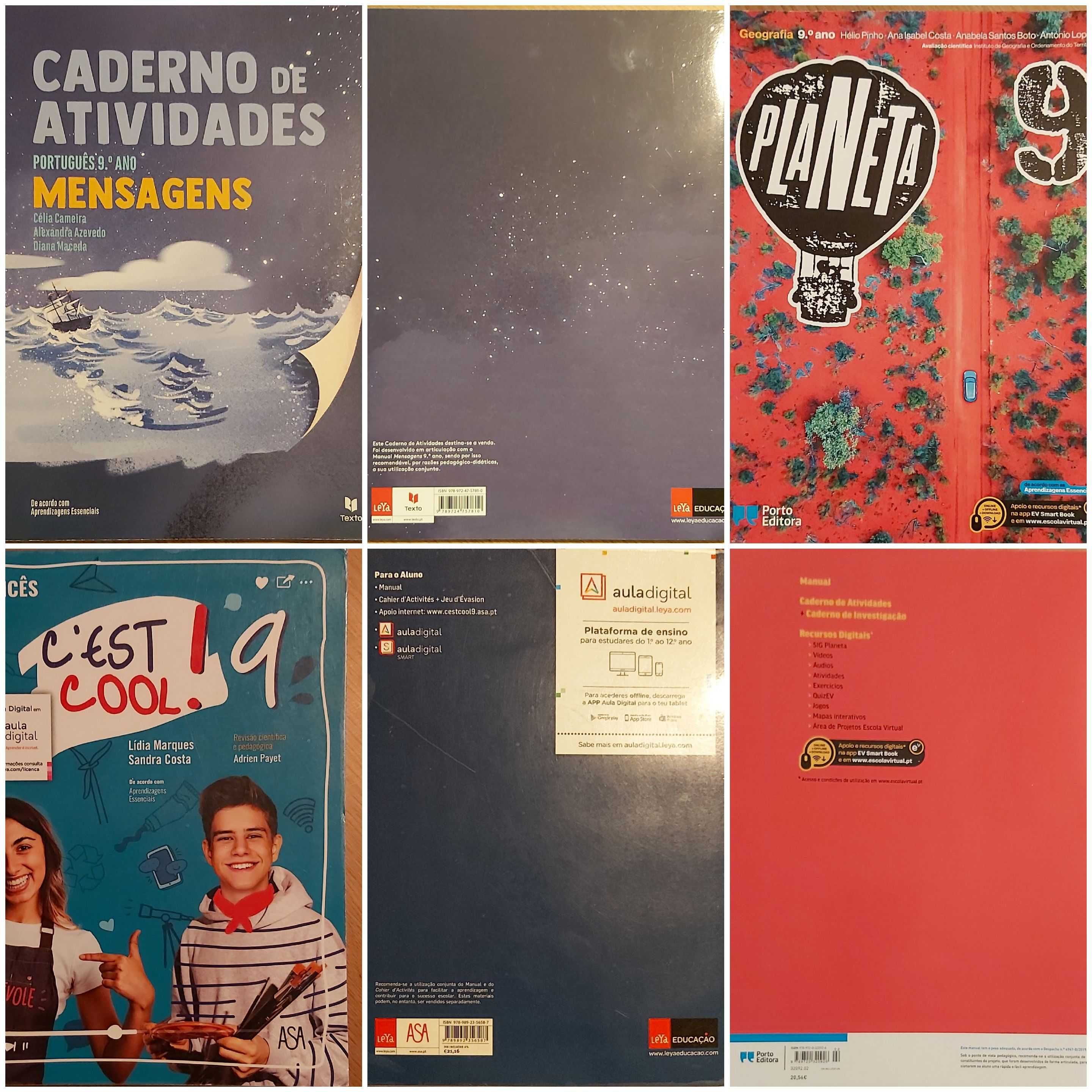 Manuais e caderno de atividades