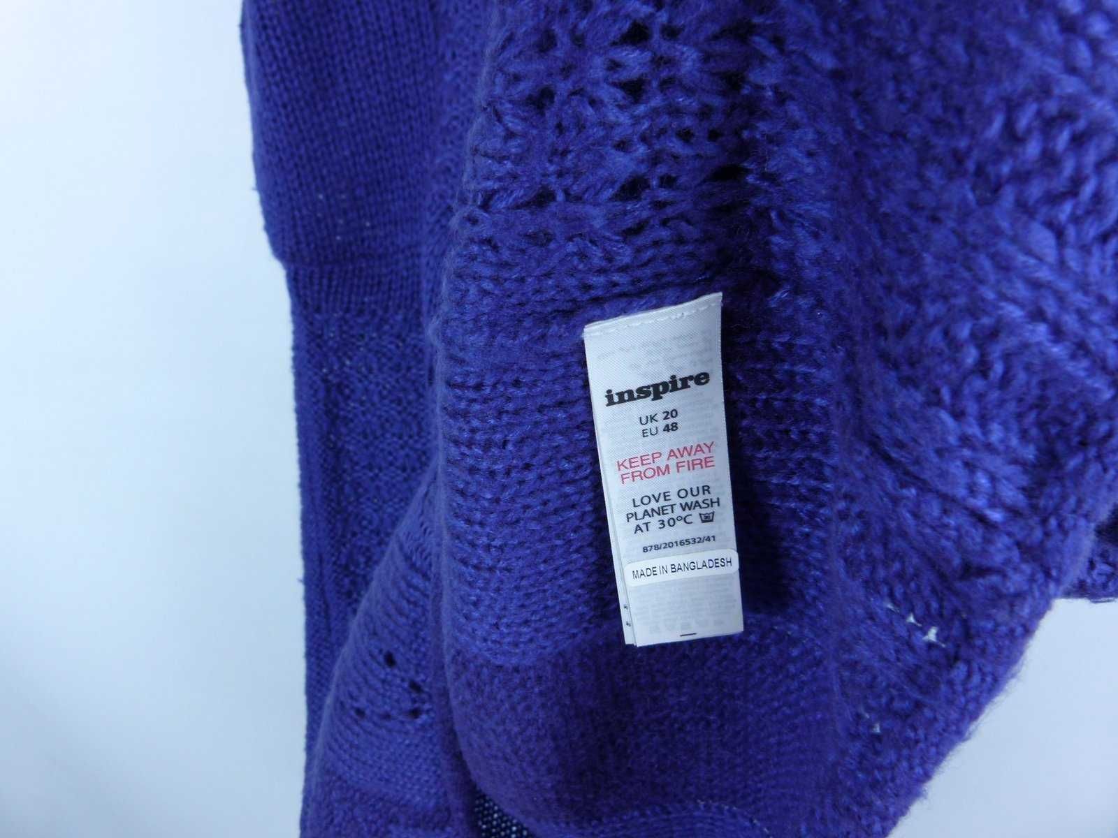 Inspire New Look sweter swetrowa tunika akryl 20 / 48