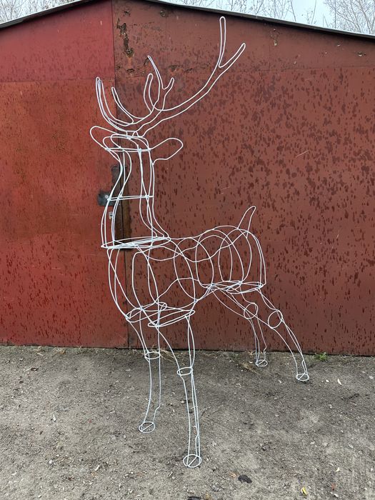 новорічний олень 190 см! новорічні фігури