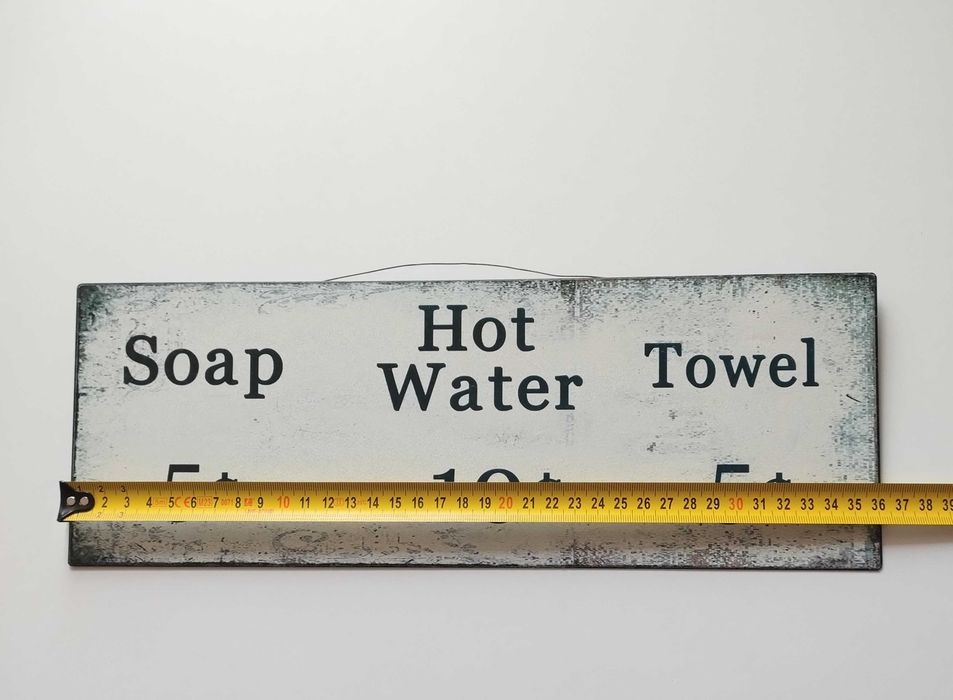 Tabliczki metalowe ozdobne zawieszki blaszane tablice szyld tablica