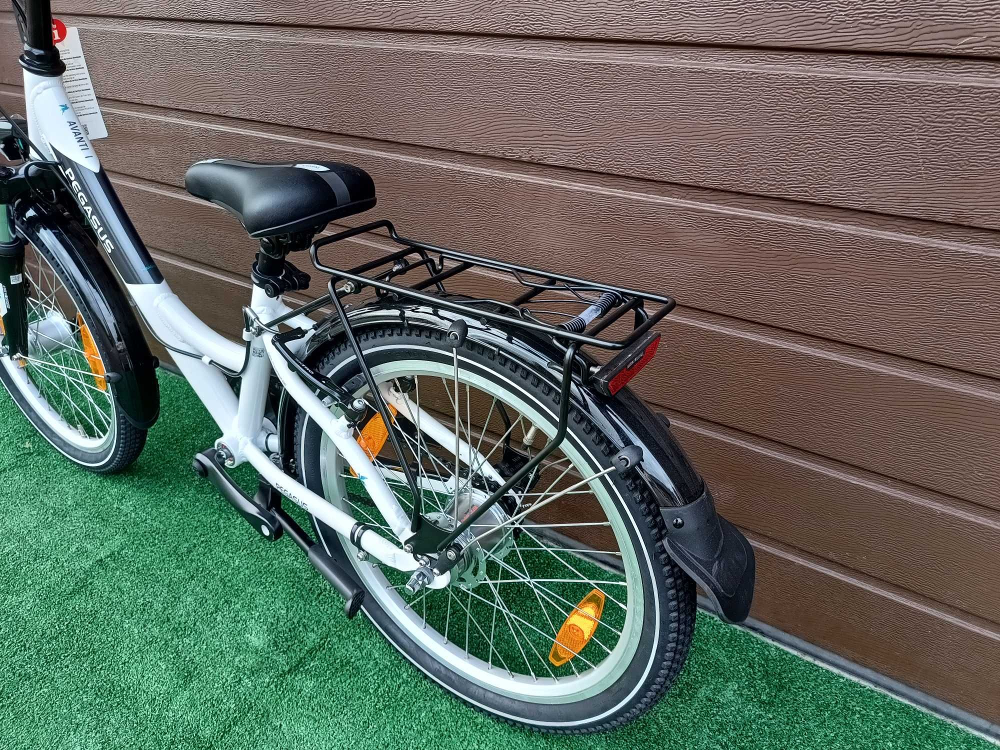 Rower 20" Pegasus Avanti 7 Nexus Alu Amor Dynamo LED Nowy