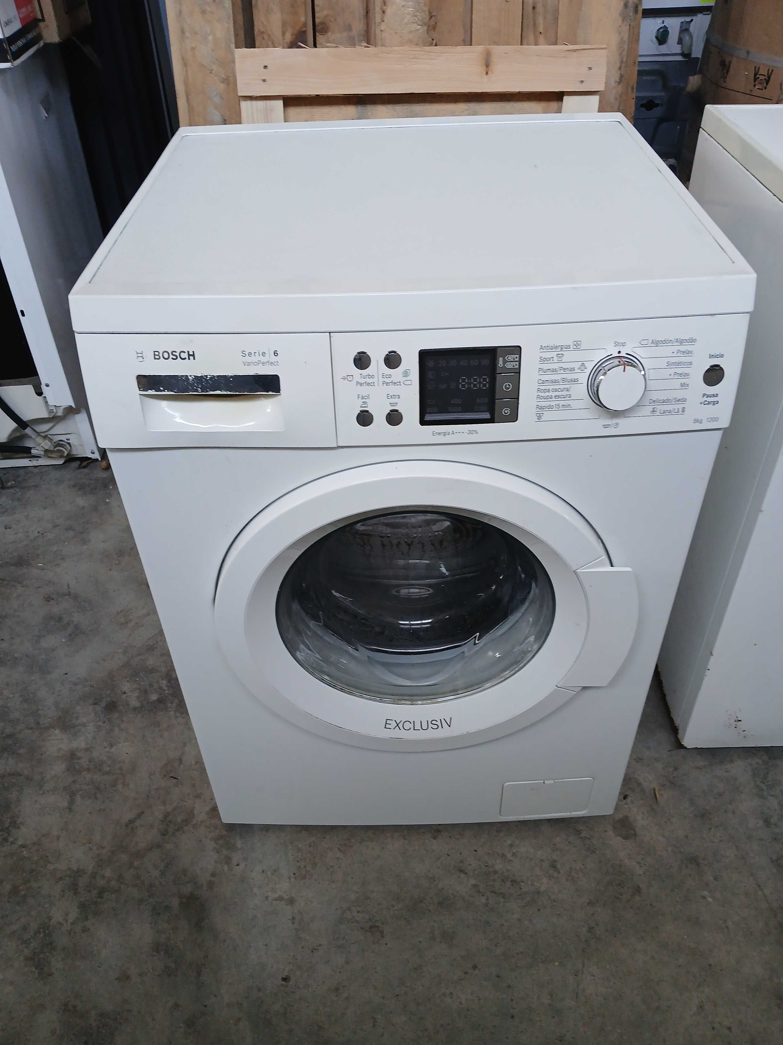 Maquina lavar roupa Bosch 8k a funcionar bem