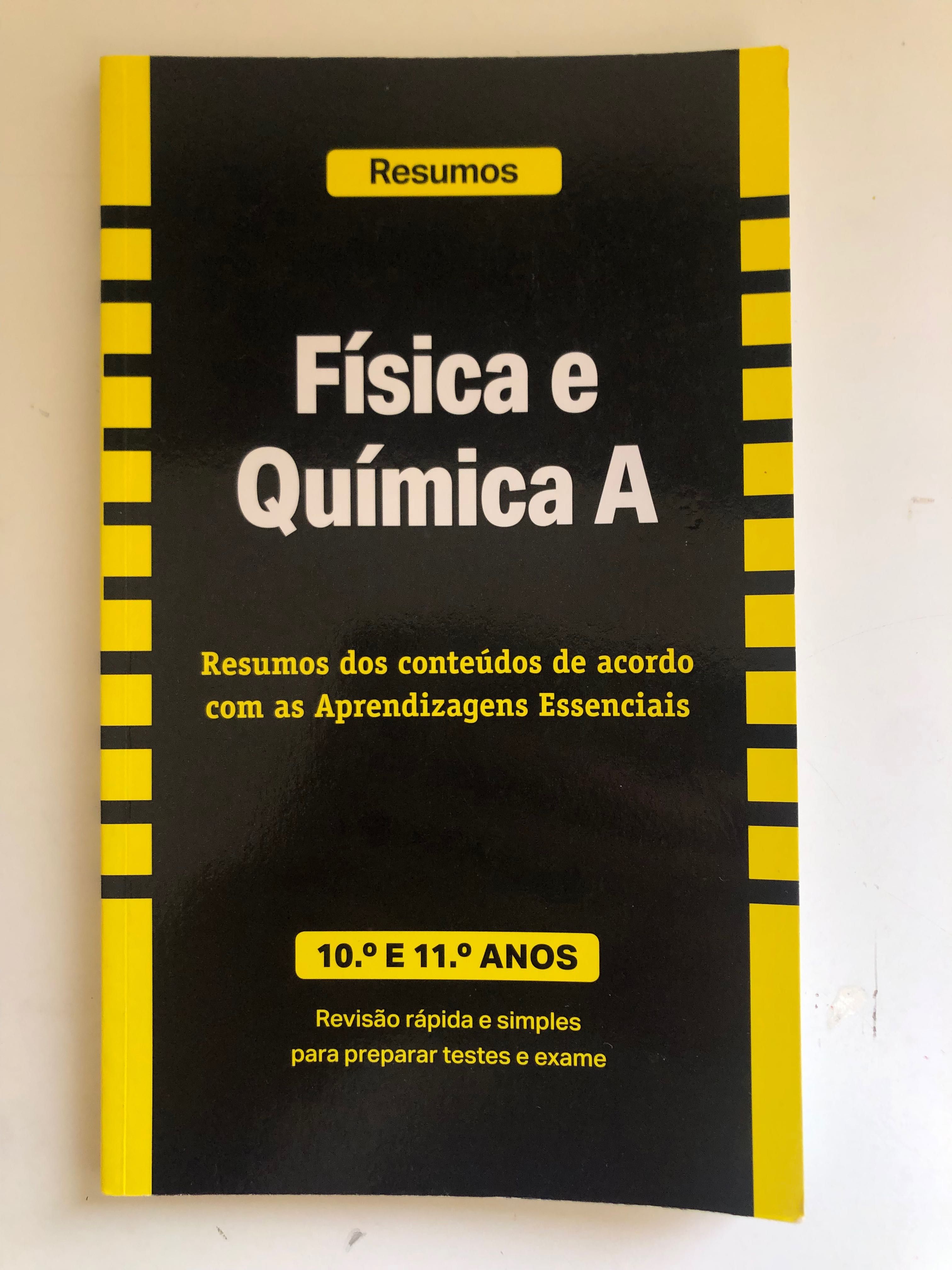 Livro de resumos de Física e Quimica de 10° ano