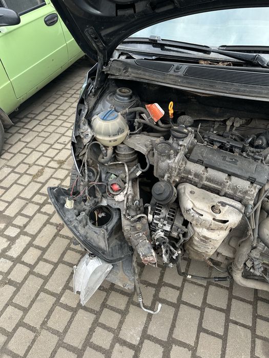 Skoda Fabia 2 . 2009 рік . 1.2 бензин CGPA . Після ДТП . Заводиться