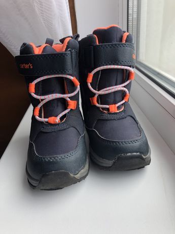 Зимние термо ботинки carters 7 размер, стелька 15,3 см