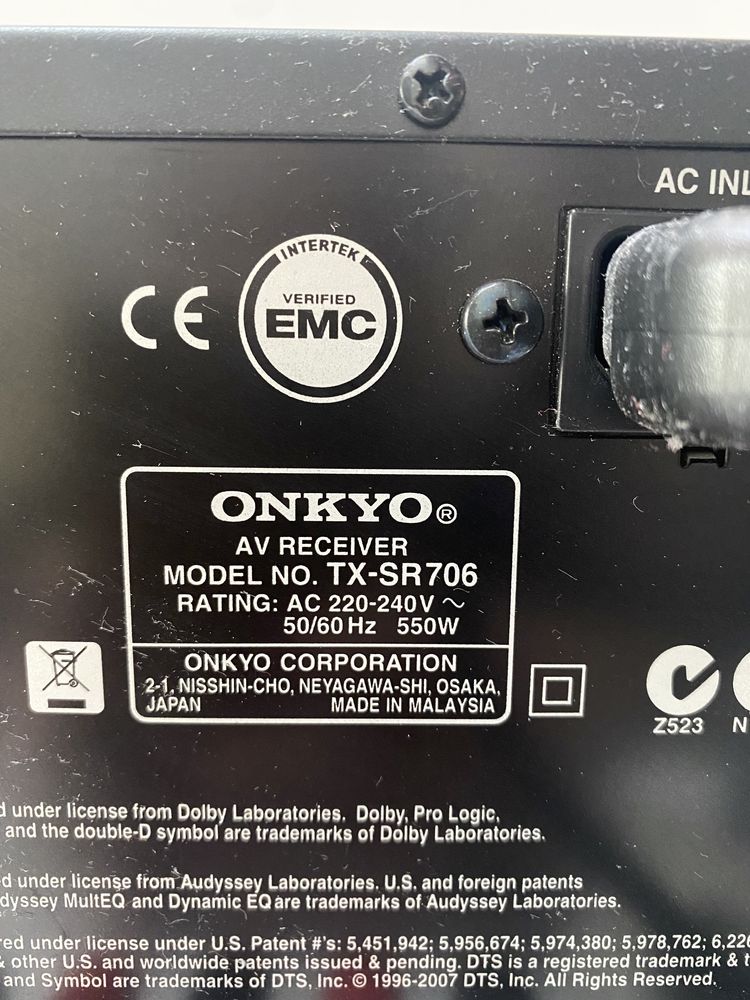 Amplituner ONKYO TX-SR706